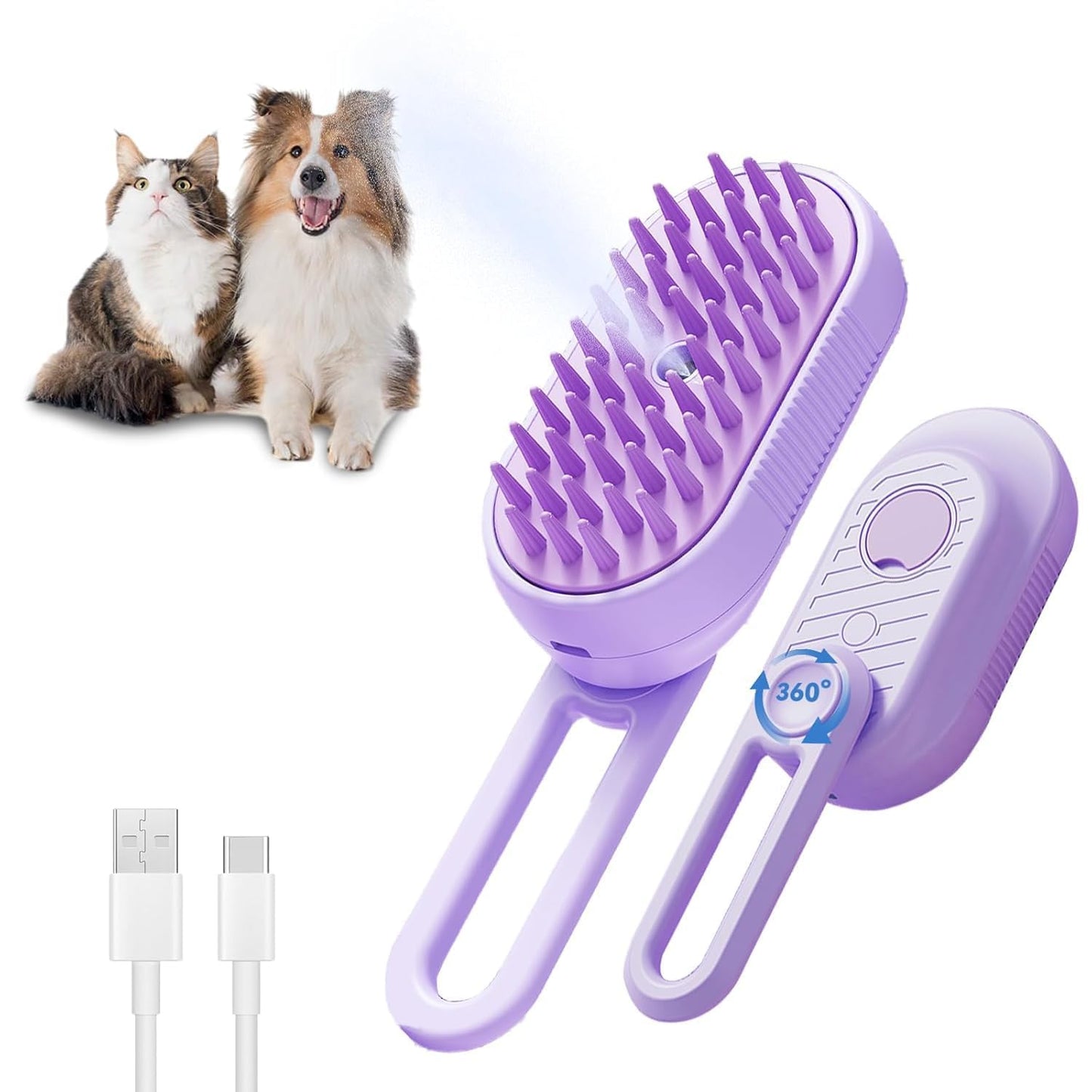 ✅ FurMist™ Pet Spa Brush