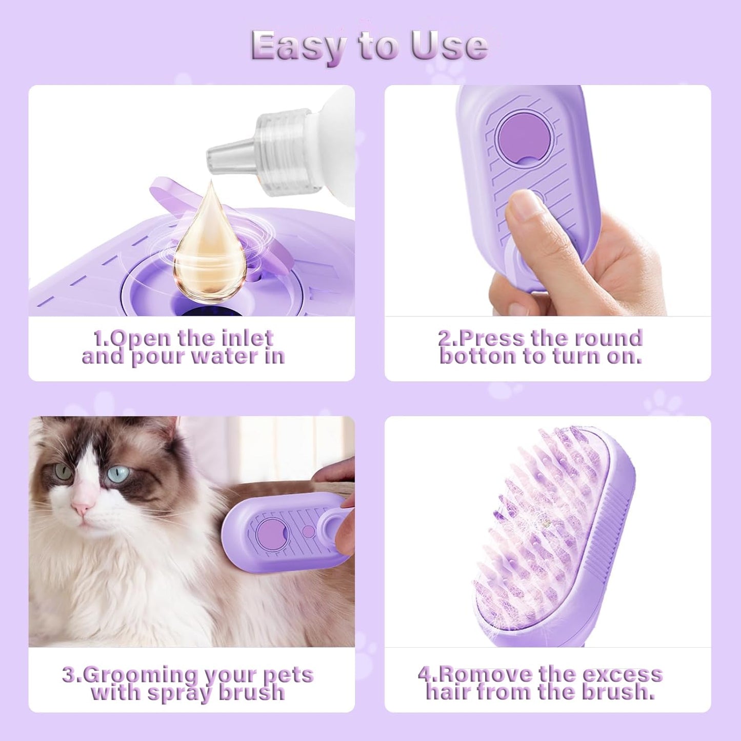 ✅ FurMist™ Pet Spa Brush