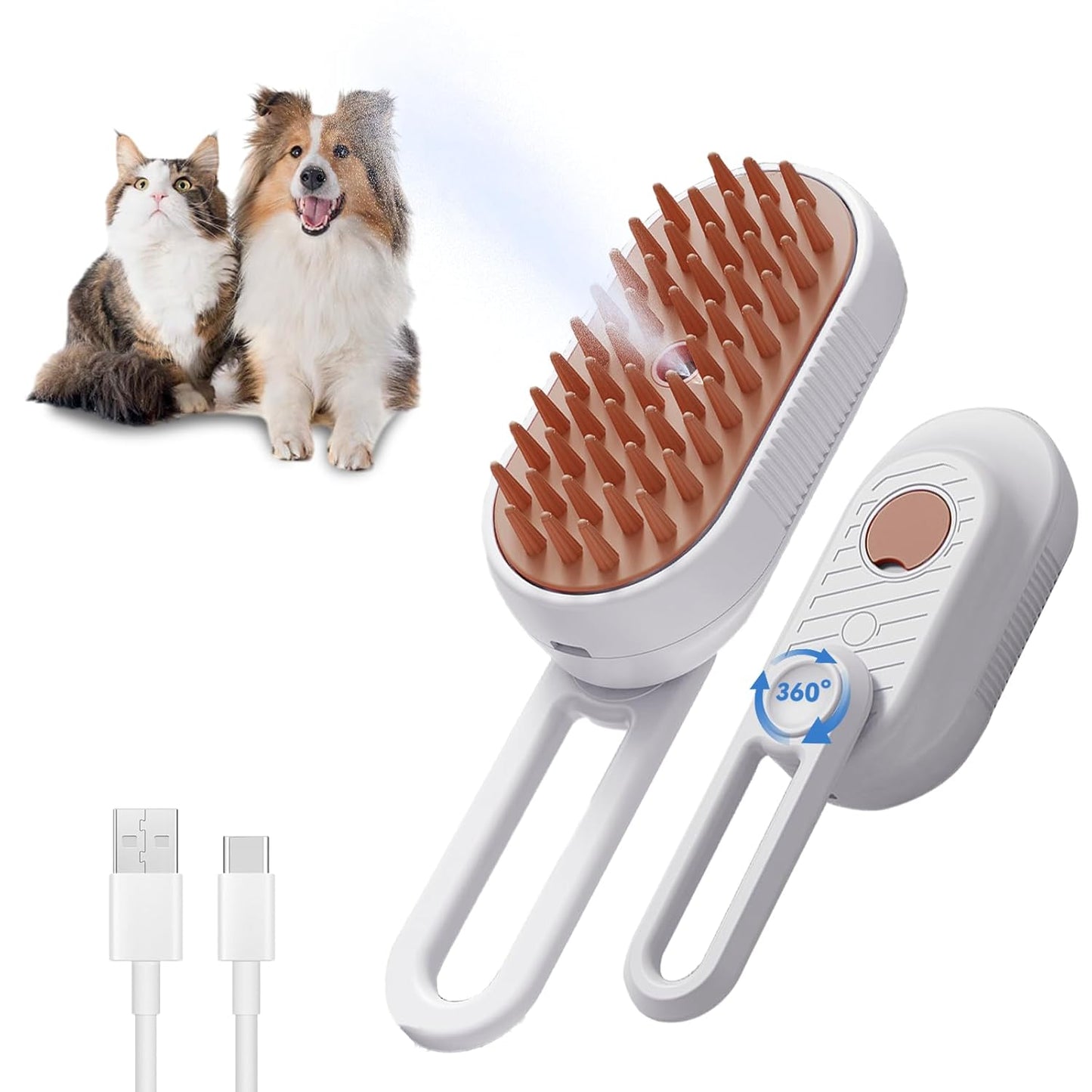 ✅ FurMist™ Pet Spa Brush